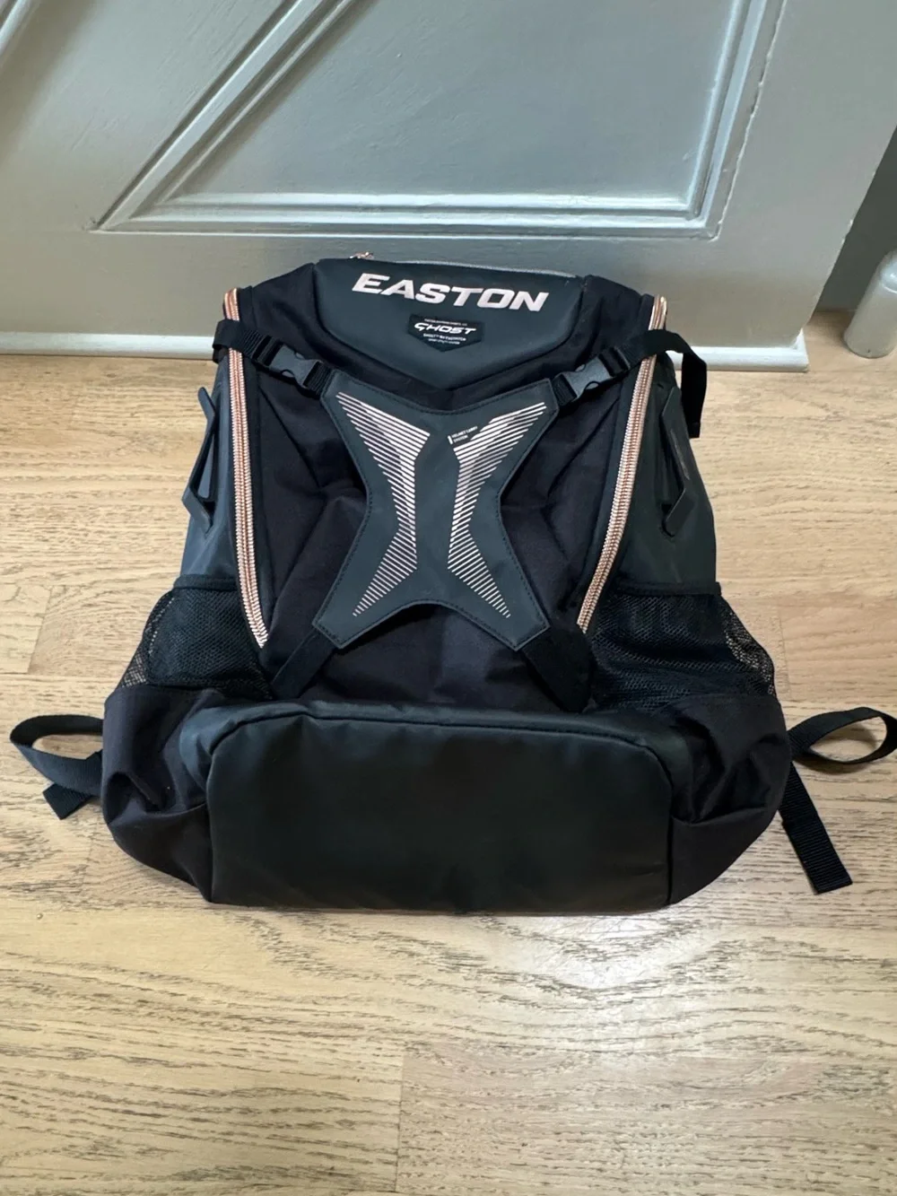 Easton Ghost NX Fastpitch Softball Backpack Black Rose Gold